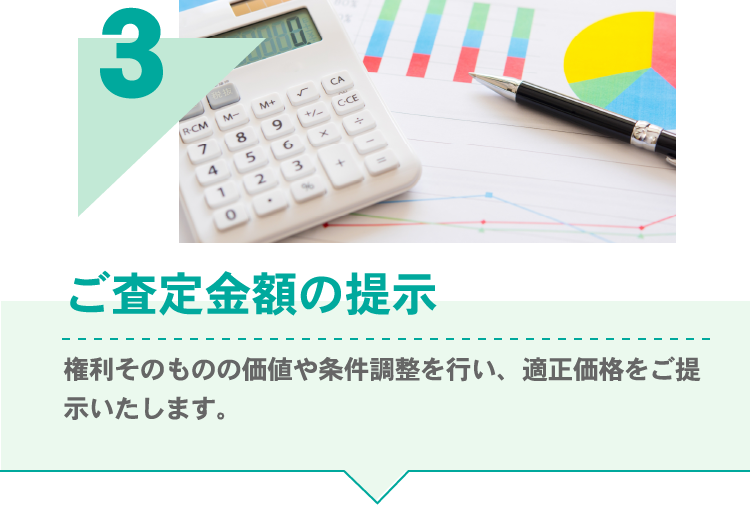 ご査定金額の提示