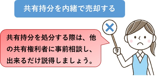 他の権利者に相談・説得