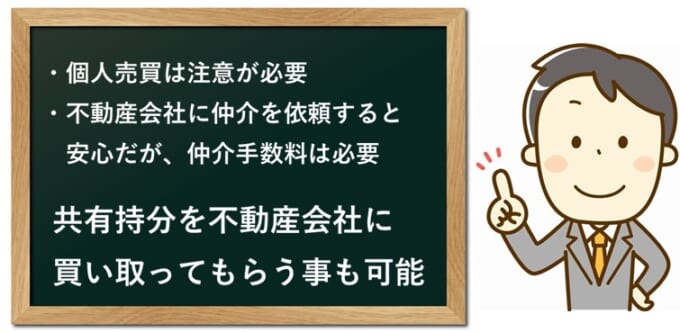 共有持分を個人売買（親族間売買）する方法＆リスクと注意点・まとめ