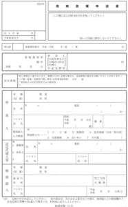相続放棄申述書