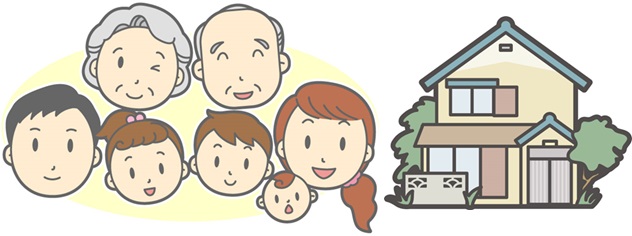 土地や建物の無償利用（親と同居）