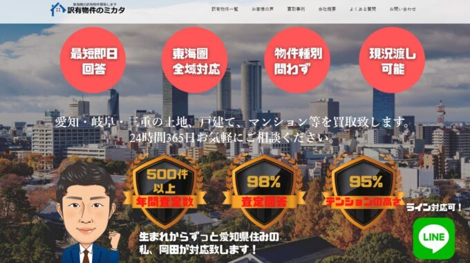 東海リアルティ(訳有物件のミカタ)